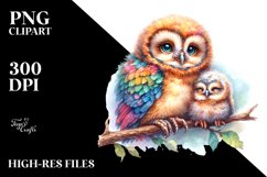 Baby Owl Clipart Product Image 1
