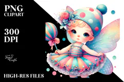Polka-Dancing Baby Fairy PNG Product Image 2