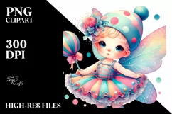 Polka-Dancing Baby Fairy PNG Product Image 3