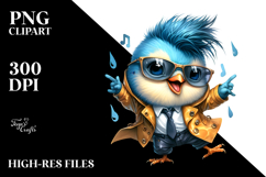 Cute Baby Bird Dancing PNG Product Image 2