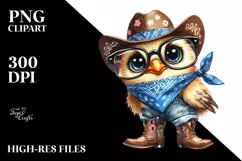 Watercolor Baby Bird Clipart Product Image 1