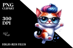 Expressive Cute Baby Cat PNG Product Image 2