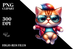 Expressive Cute Baby Cat PNG Product Image 2