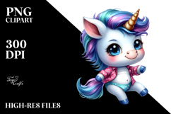 Cute Baby Fox with Punk Look PNG Product Image 2
