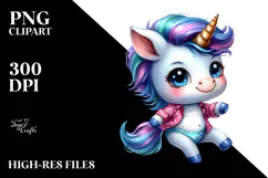 Cute Baby Fox with Punk Look PNG Product Image 2