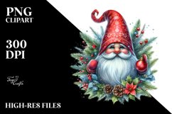 Vibrant Christmas Gnome PNG Product Image 3