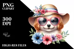 Colorful Baby Puppy | Clipart Product Image 1
