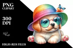 Colorful Baby Puppy | Clipart Product Image 3