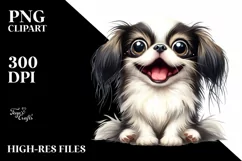 Funny Japanese Chin | Sublimation | Clipart Product Image 3