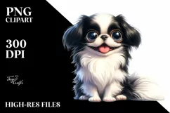 Funny Japanese Chin | Sublimation | Clipart Product Image 3