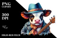 Melodic Baby Cow PNG Product Image 1