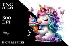 Refreshing Baby Unicorn PNG Product Image 2