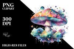 Colorful Magical Mushroom | Clipart Product Image 1