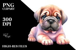 Expressive Baby Mastiff PNG Product Image 2