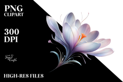 Glossy Crocus Made of PNG Product Image 2