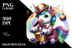 West Coast Swing Dancer Unicorn PNG Product Image 3