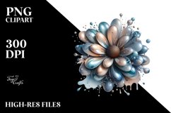 Abstract Glossy Daisy | Clipart Product Image 1