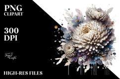 Colorful Chrysanthemum with Metallic Insertions Product Image 2