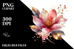Abstract Shiny Magnolia | Sublimation | Clipart Product Image 1