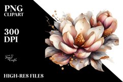 Abstract Shiny Magnolia | Sublimation | Clipart Product Image 1