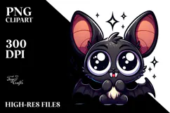 Silly Bat with Cross Eyes, Transparent PNG Product Image 2
