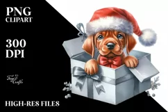 Vizsla in Winter, High-Res PNG Product Image 3