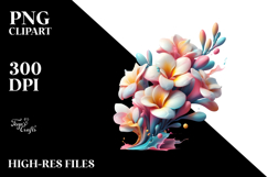 Glossy Freesia PNG Product Image 2