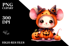Simple Halloween Mouse Drawing, 20 oz Tumbler Product Image 2