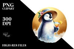 Beach Penguin PNG Product Image 2