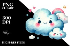 Cute Cloud PNG Product Image 2