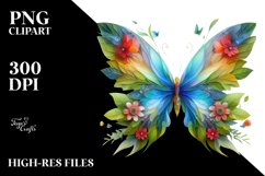 Colorful Butterfly PNG Product Image 1