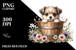 Cute Baby Dog PNG Product Image 3