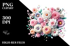 Flowers, Clipart |T-shirt, Mug PNG Product Image 8