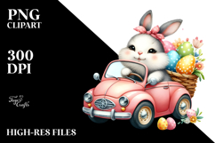 Bunny with Car Full of Easter Eggs Product Image 2