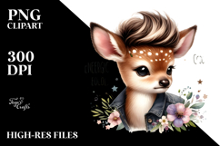 Energetic Baby Deer PNG Product Image 2