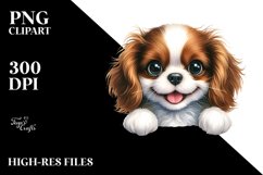 Cute Baby Cavalier Spaniel | Sublimation | Clipart Product Image 3
