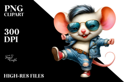 Cute Baby Mouse Dancing PNG Product Image 2