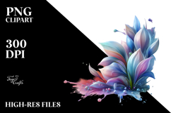 Abstract Snowdrop Transparent PNG Product Image 2