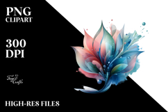 Abstract Snowdrop Transparent PNG Product Image 2