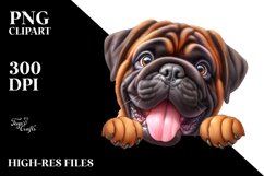 Crazy Looking Bullmastiff | Sublimation | Clipart Product Image 3