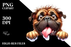 Crazy Looking Bullmastiff | Sublimation | Clipart Product Image 1