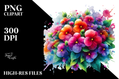 Vibrant Impatiens PNG Product Image 2