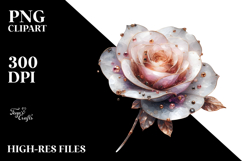 Rose Watercolor Splash PNG Product Image 2