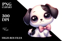 Cute Cartoon Puppy PNG Product Image 2
