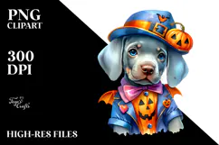 Cute Baby Weimaraner PNG Product Image 2