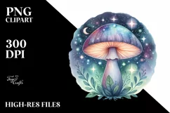 Mystical Mushroom | Celestial | Magic Mushrooms PNG |Tarot Product Image 7