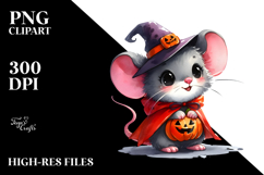 Baby Halloween Mouse PNG Product Image 2