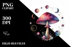 Mystical Mushroom | Celestial | Magic Mushrooms PNG |Tarot Product Image 8