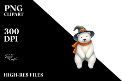 Polar Bear for Halloween, PNG Product Image 2