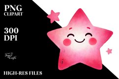 Pinkish Smiling Star Design Product Image 2